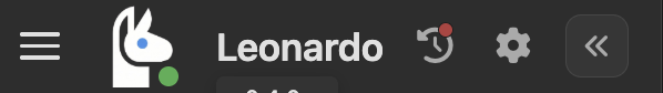 Click the history icon