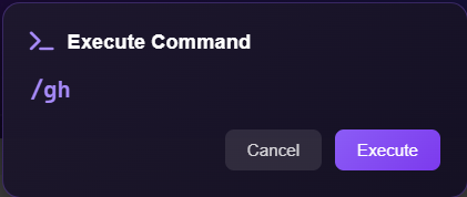 Type /gh in Leo's chat